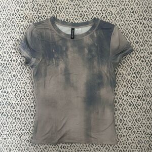 H&M tie dye/acid wash t shirt